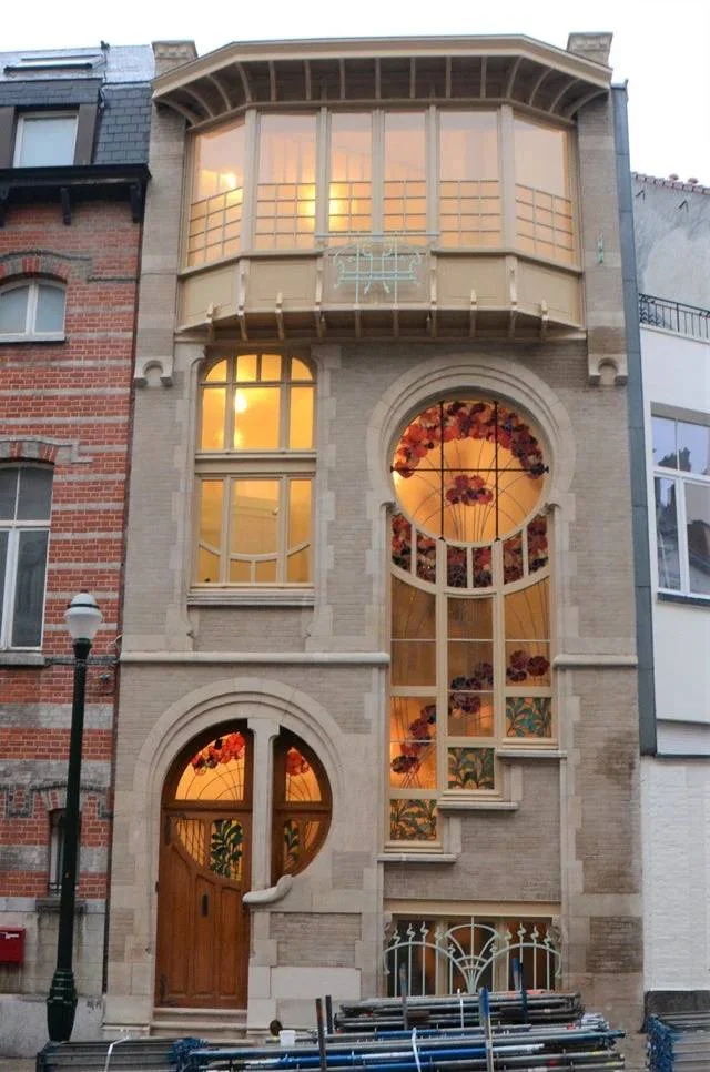 casa estilo nouveau bruselas obra arquitectonica